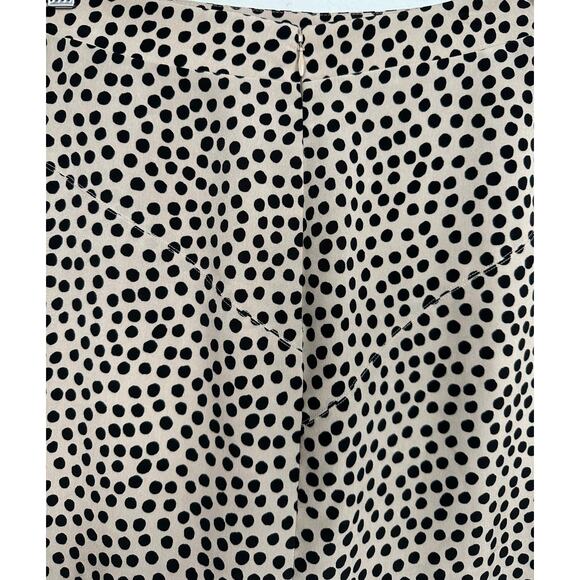 BCBGeneration Tan and Black Polka Dot Mini Skirt Size 8 - Picture 5 of 8